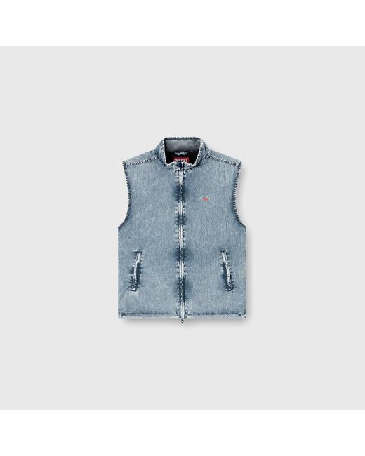 DIESEL Blue Vest for men