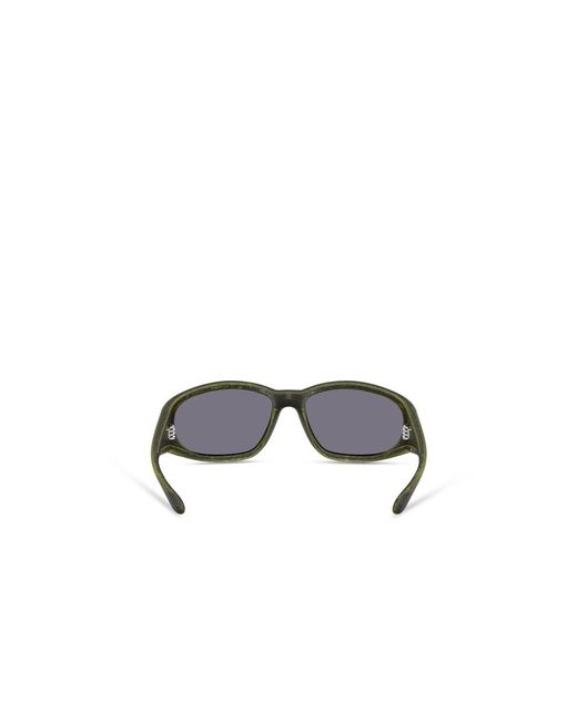 DIESEL Green Rectangular Sunglasses
