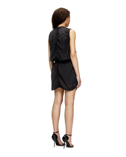 DIESEL スリーブレスカーゴドレス Black