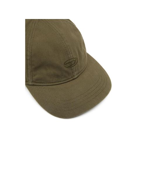 DIESEL Green Baseball Cap for men