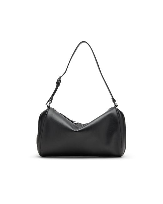DIESEL Black Load-D-Shoulder Bag With Hard-Shell Logo Sides