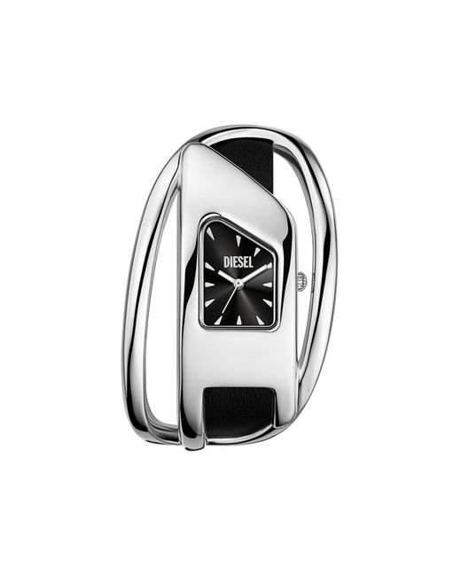 DIESEL Black Wrap-D Leather Watch