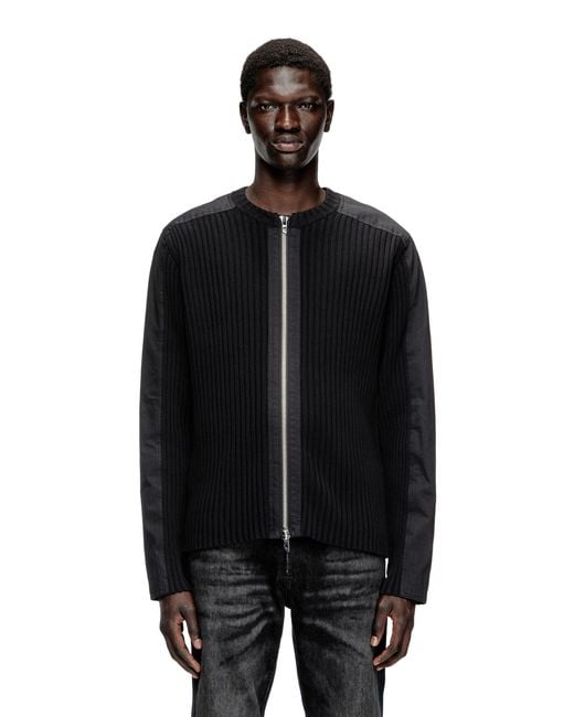 DIESEL Black Cardigans for men
