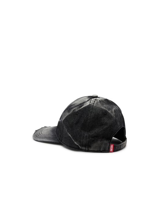 DIESEL Black Baseball Cap for men