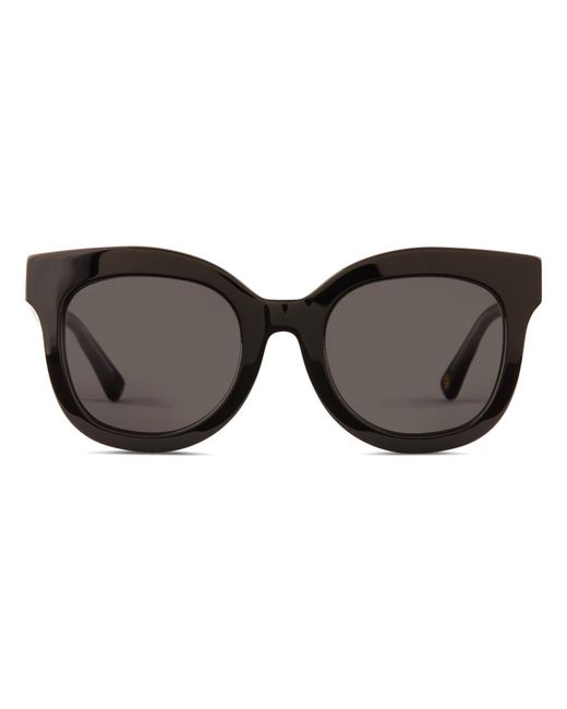 DIFF Lauren Lane Mollie + Black + Grey Sunglasses Lyst