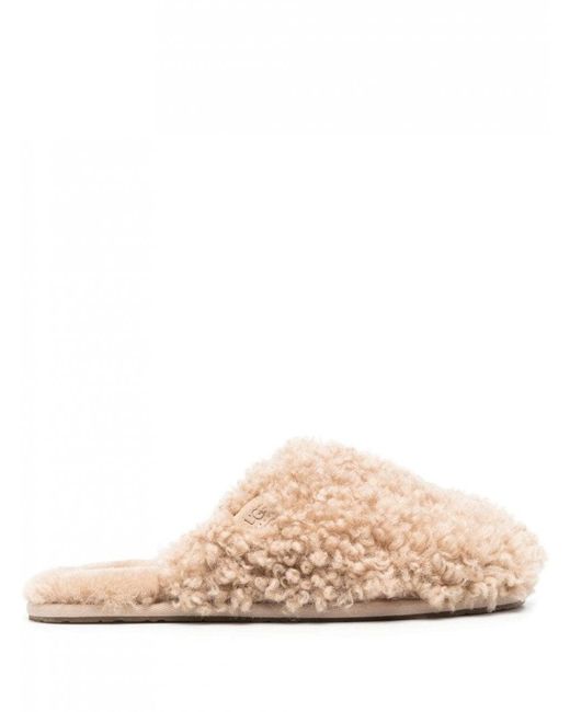 UGG Maxi Curly Slide in Pink | Lyst UK