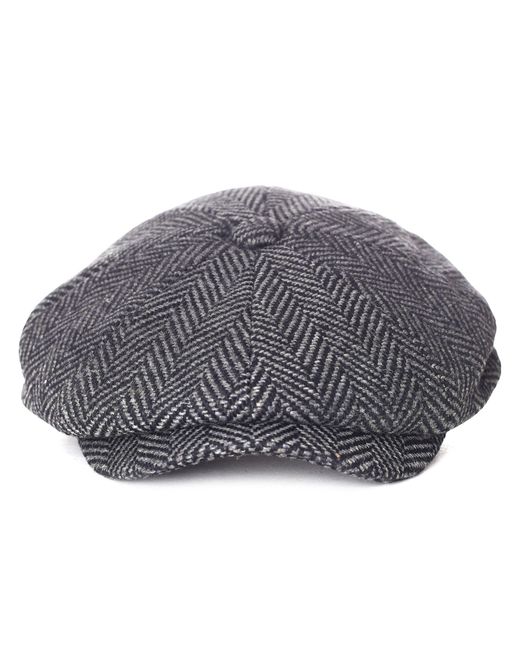 Barbour Herringbone Baker Boy Hat in Grey for Men | Lyst UK