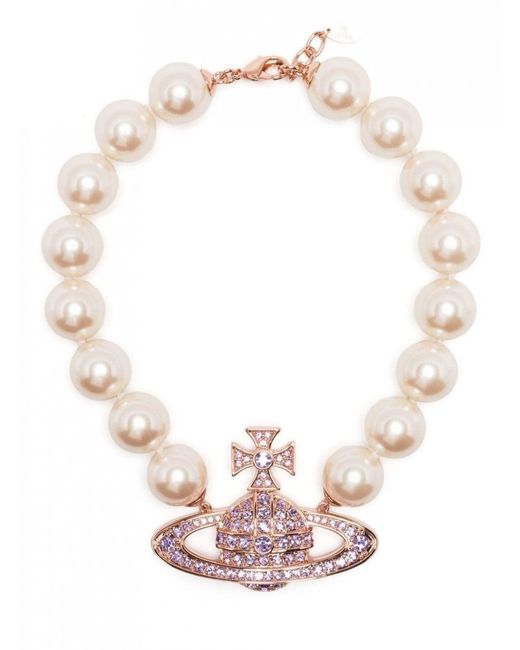 Vivienne Westwood Neysa Necklace in Pink Lyst UK
