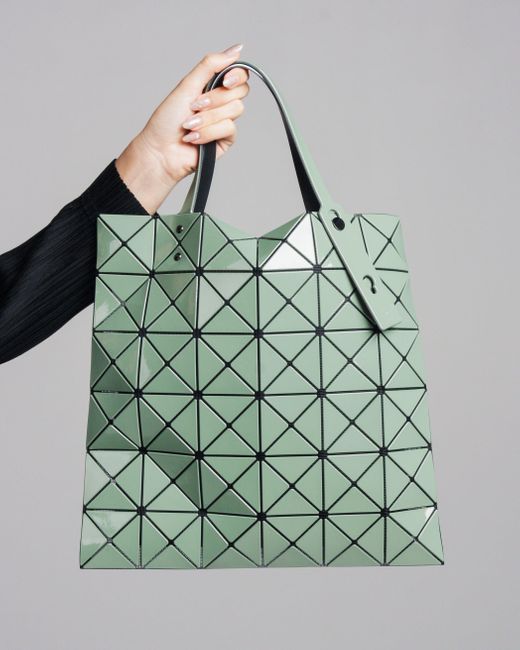 Bao Bao Issey Miyake Synthetic Two Tone Lucent Tote in Mint Green ...