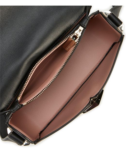 Kate Spade Nicola Twistlock Medium Shoulder Bag in Black/Gold (Black ...