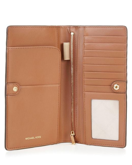 Michael Kors Michael Bedford Legacy Large Pebble Leather Travel Wallet