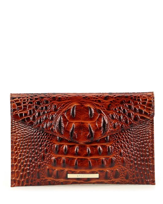 brahmin envelope clutch