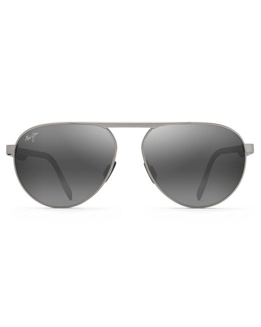 Men S Gray Swinging Bridges Polarized Sunglasses