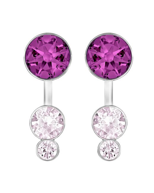 swarovski slake dot convertible rhodium and ear swarovski slake dot convertible rhodium and ear