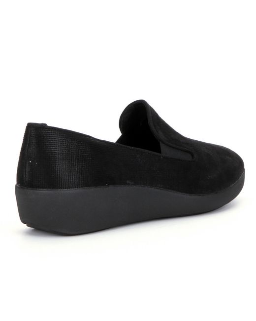 skate loafers fitflop f pop opul skate loafers in black lyst skate loafers fitflop f pop opul skate loafers in black lyst