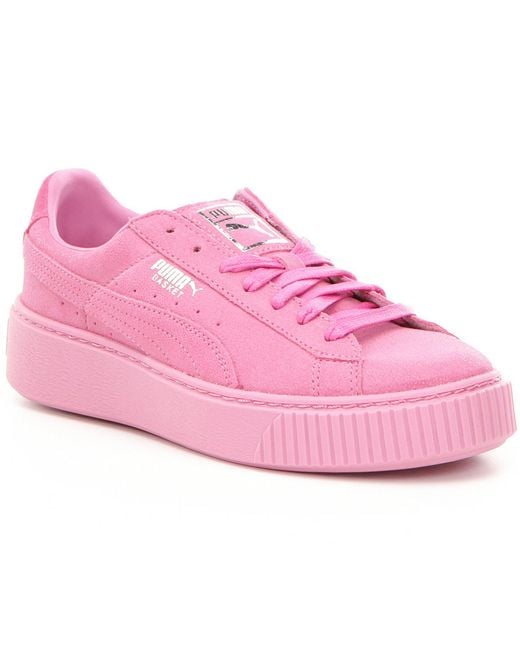 puma basket pink