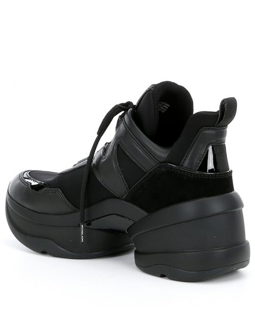 olympia leather and scuba trainer
