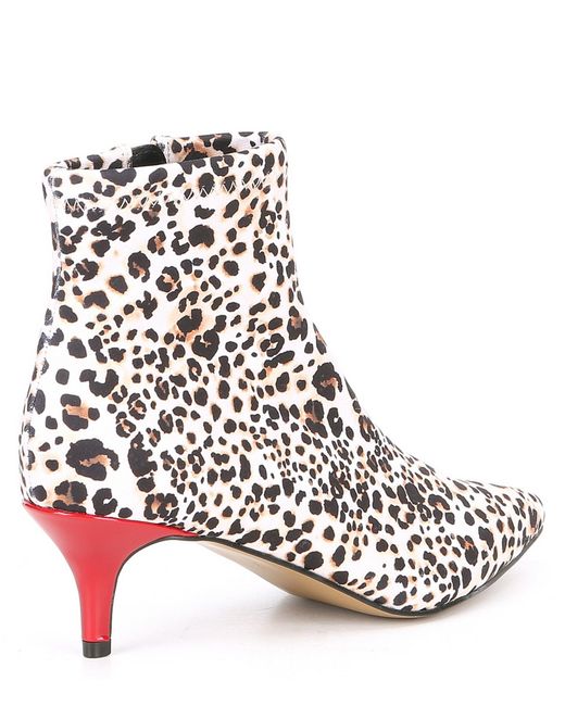 betsey johnson leopard print heels