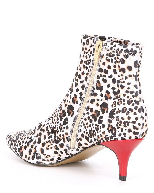betsey johnson leopard print heels