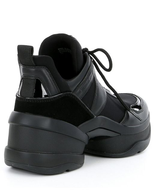 olympia leather and scuba trainer