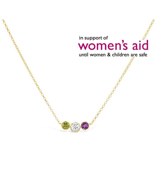 Dinny Hall Metallic Suffragette Scoop Necklace