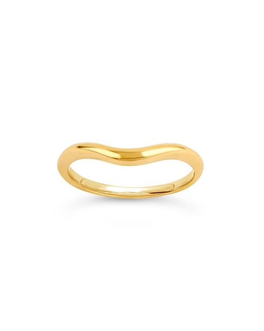 Dinny Hall Yellow Deep Curve Wedding Band