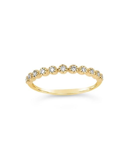 Dinny Hall Metallic Forget-Me-Not Diamond Half Eternity Ring