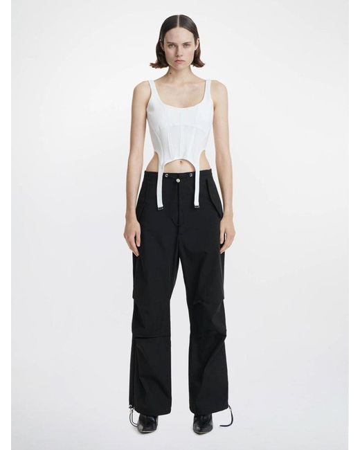 Dion Lee TOGGLE Parachute Pants in White | Lyst