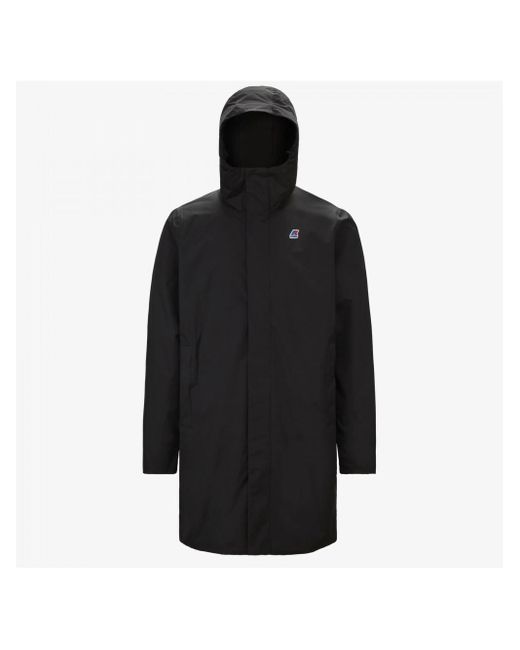 K-Way Thomas Warm Ottoman Jacket in Black for Men | Lyst UK