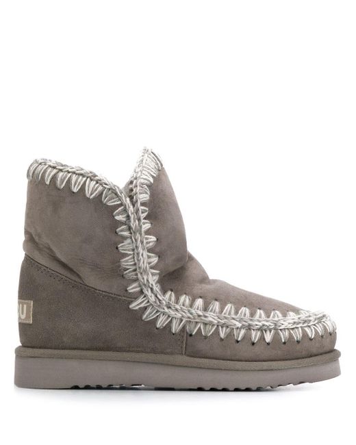 Mou Eskimo 18 Ankle Boots in Gray | Lyst