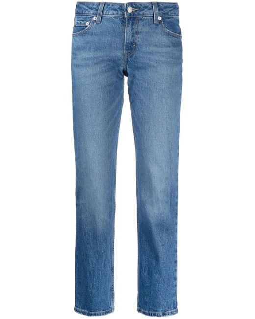 Levi's Denim Low Pitch Straight Leg Jeans in Blue - Save 5% | Lyst