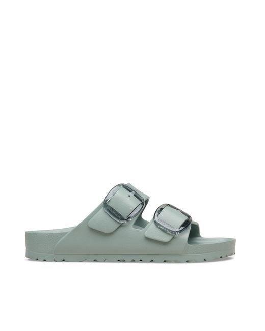 Birkenstock Green Slide Arizona Big Buckle