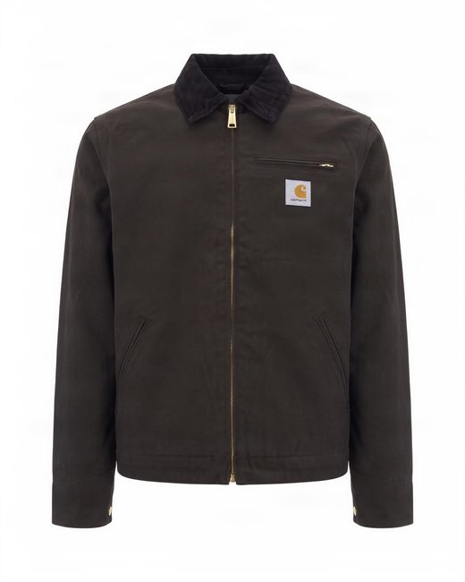 Carhartt Black Giubbino Detroit Jacket Tobacco for men