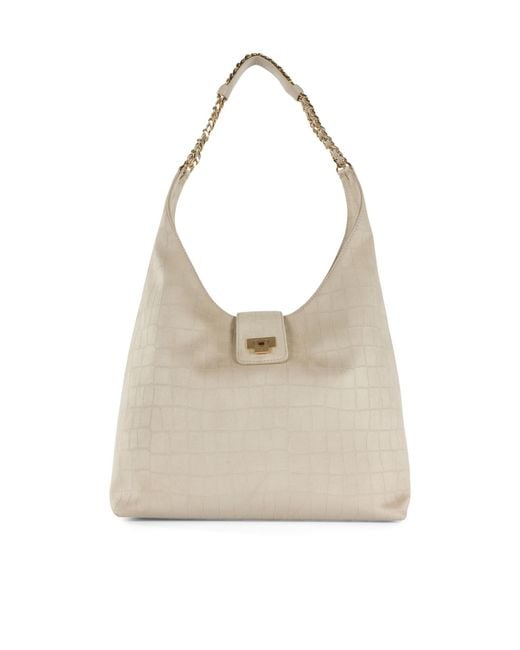 Elisabetta Franchi White Mini Chic Crossbody Bag