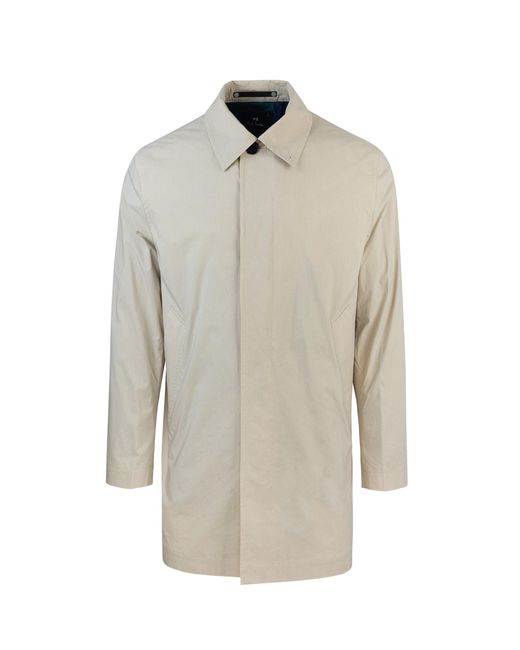 Impermeabile di Paul Smith in White da Uomo