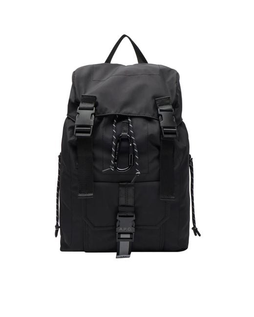 A.P.C. Black Zaino Sac A Dos Trek 2.0 for men