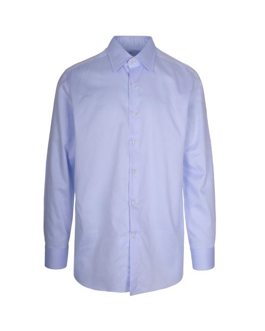 Sonrisa Blue Camicia Celeste for men