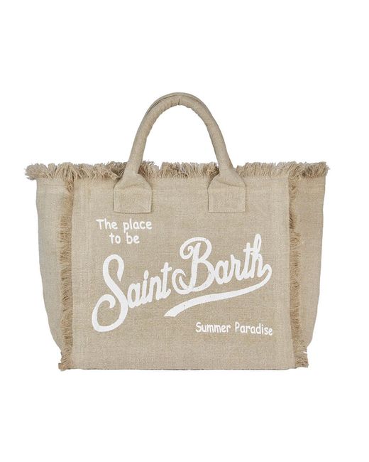 Mc2 Saint Barth Natural Borsa Vanity Lino