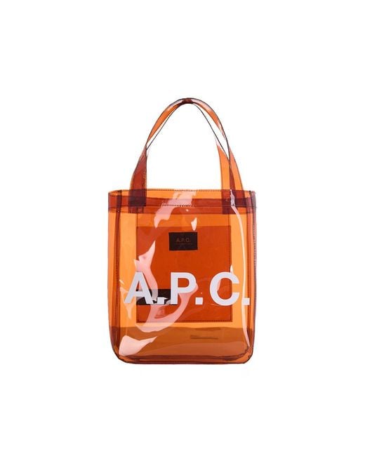 A.P.C. Orange Borsa A Spalla Lou Small Dark