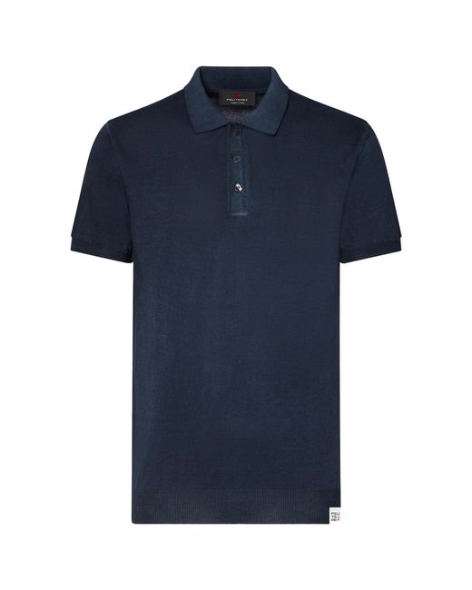 Peuterey Blue Polo Shirt Correboi for men