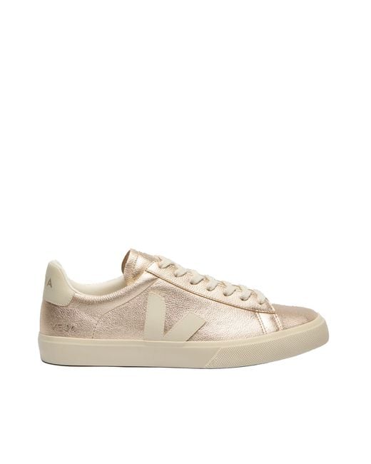 Veja Natural Sneakers Campo Leather Platine Pierre