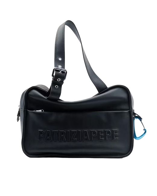 Patrizia Pepe Black Borsa Imperfection Nera