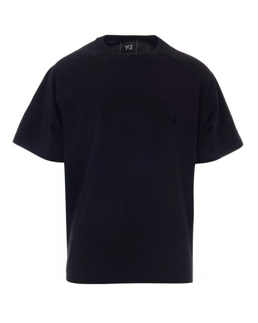 Y-3 Blue T-Shirt Boxy for men