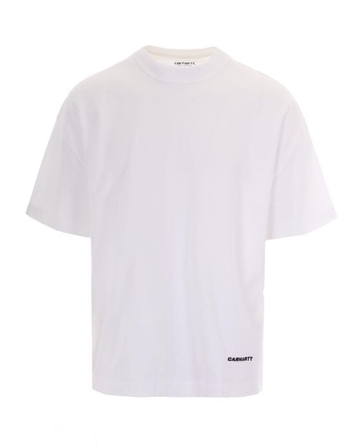 Carhartt White T-Shirt Link Script for men