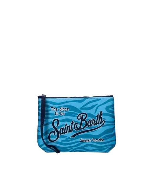 Mc2 Saint Barth Blue Pochette Aline Zebra