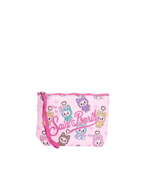 Mc2 Saint Barth Pink Pochette Aline Puppy Charms