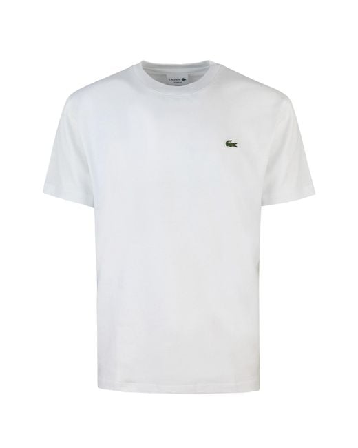 Lacoste White T-Shirt Cotton for men