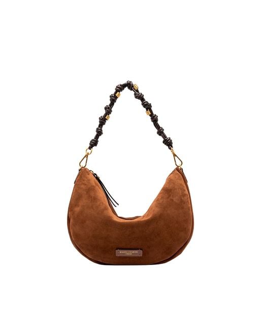 Gianni Chiarini Brown Borsa Cleo Suede Cognac
