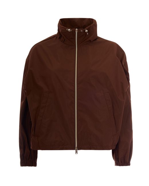 Herno Brown Techno Taffeta Jacket