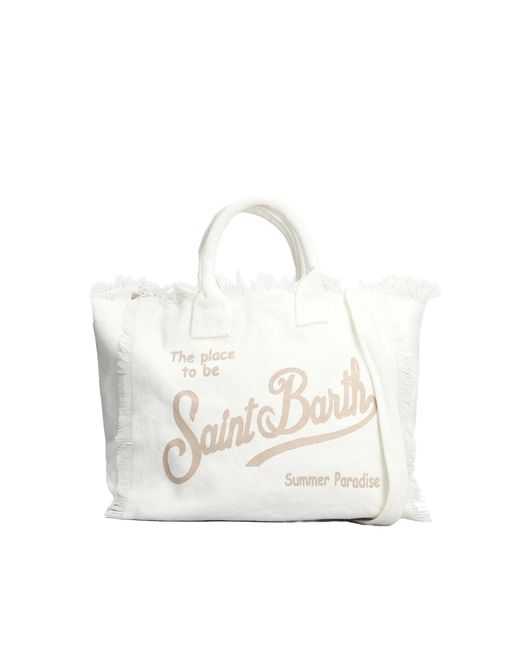 Mc2 Saint Barth White Borsa Colette Canvas